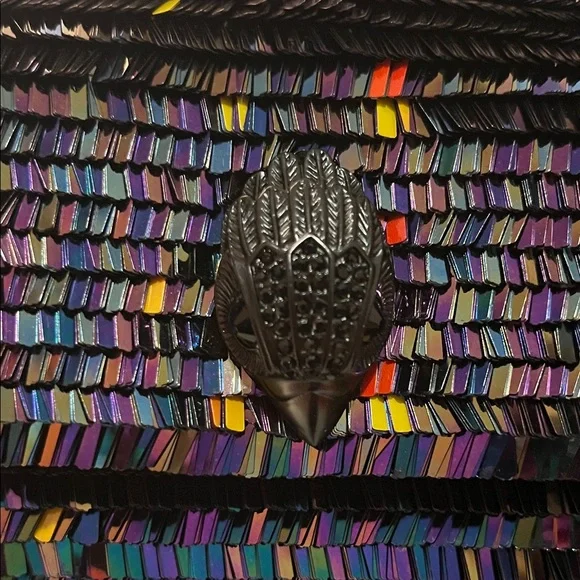 Kurt Geiger Multicolor Sequin Shoulder Bag🖤💜💙🩷 - Picture 2 of 12
